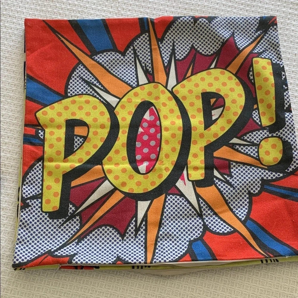 Set of 3 Batman comic novelty pillows
